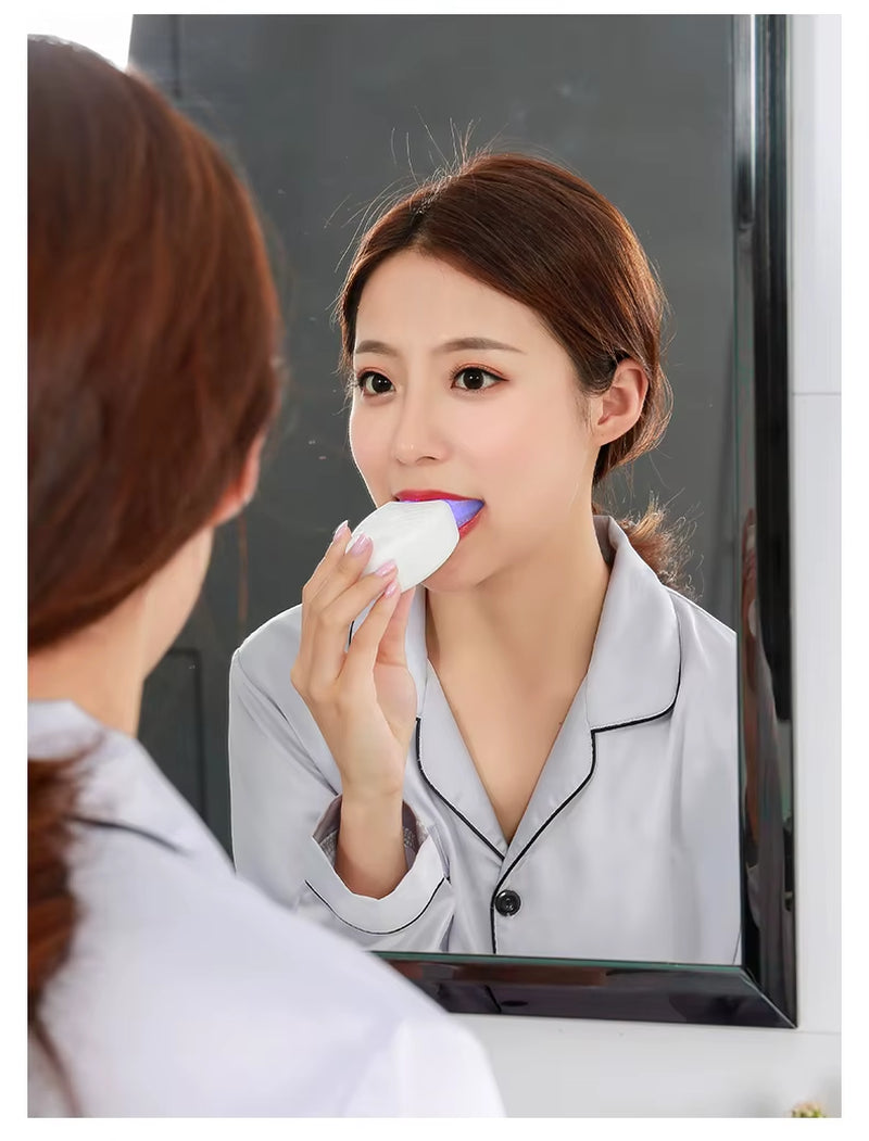 Intelligent U-Type Toothbrush 360 Degrees Sonic Electric Automatic with USB Charge Waterproof Silicon Head for Oral Care